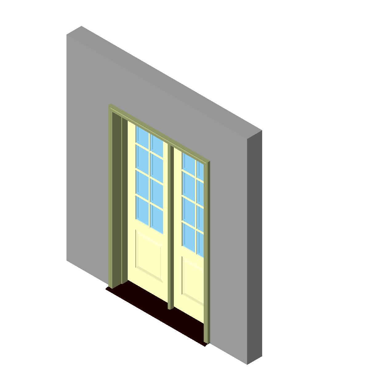 Door_Inswing_Entrance_2-Wide_1-Panel_Handicap_Sill_Kolbe-4Ft 2 3_16In W x 6Ft 10 23_32In H